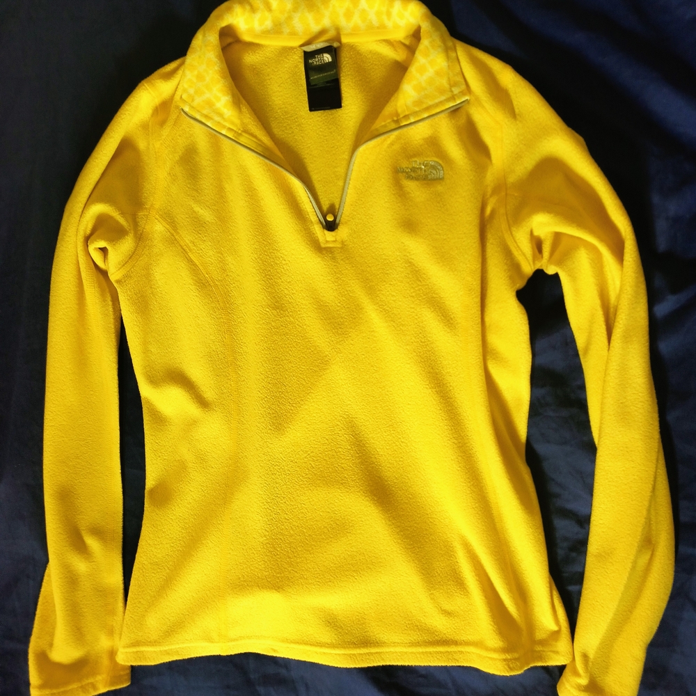 The North Face Yellow Fleece Pullover